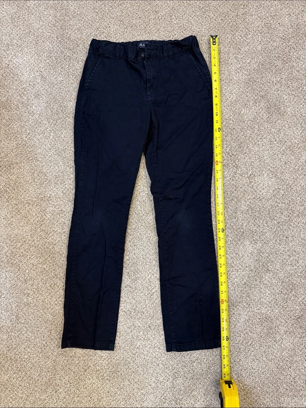 Children’s Place Boys Dark Navy Chino Pants - Slim Straight Size 14